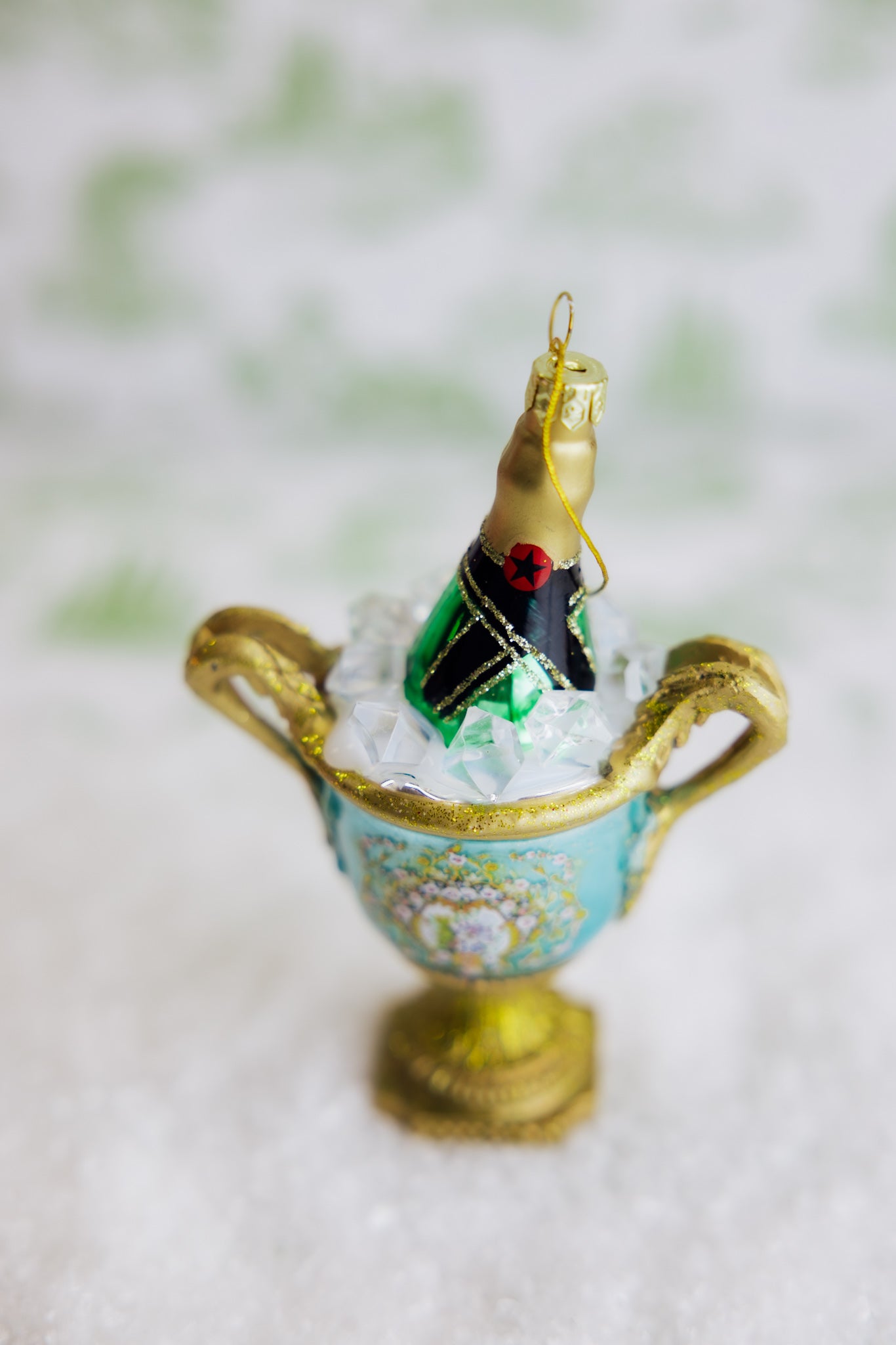 French Wine Bucket Ornament